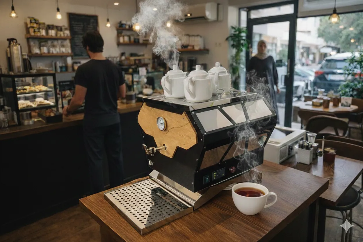 سماور صنعتی برقی هوشمند 30 لیتری